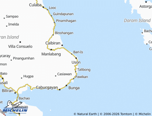 MICHELIN Uson map - ViaMichelin