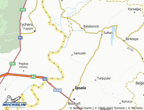 Mappa MICHELIN Sarıcaali - ViaMichelin