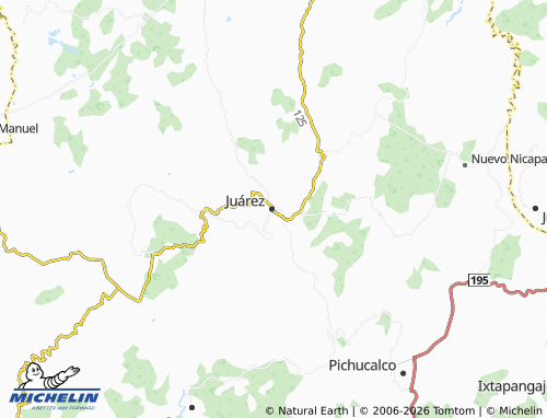 MICHELIN Santa Cruz II map - ViaMichelin