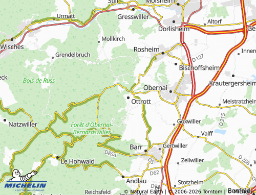Mapa MICHELIN Ottrott - ViaMichelin