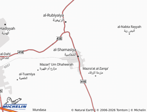 MICHELIN-Landkarte al-Shifa' - ViaMichelin