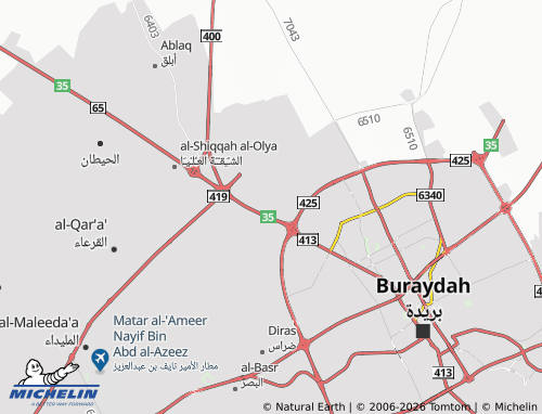 MICHELIN-Landkarte al-Tayseer - ViaMichelin