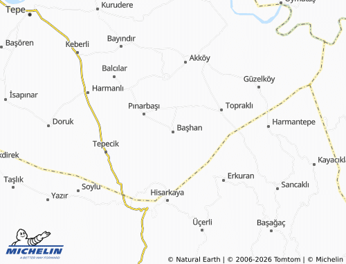 Mappa MICHELIN Başhan - ViaMichelin