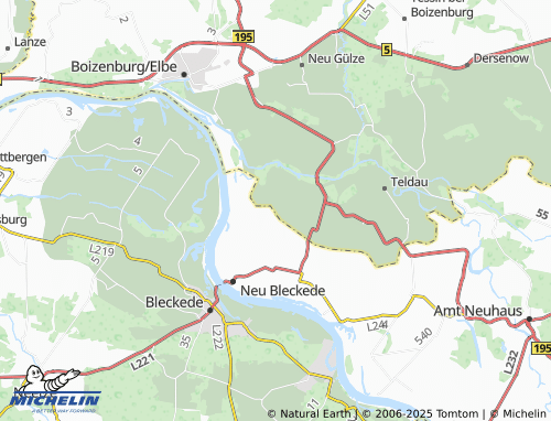 MICHELIN-Landkarte Schleusenow - ViaMichelin