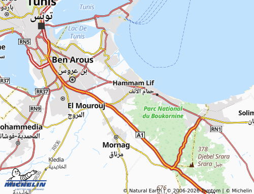 MICHELIN Bumahl al-Basateen map - ViaMichelin
