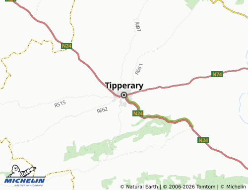 MICHELIN Tipperary map - ViaMichelin