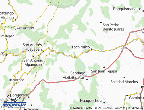 Mappa MICHELIN San Miguel Tecuanipa - ViaMichelin