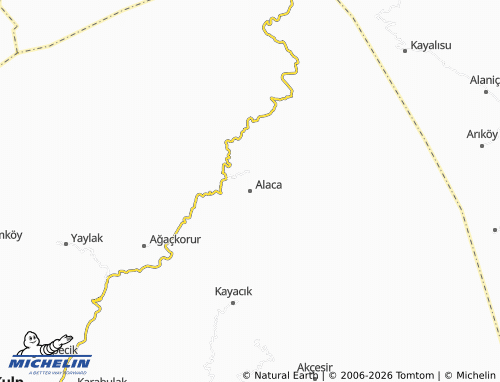 Carte MICHELIN Alaca - ViaMichelin