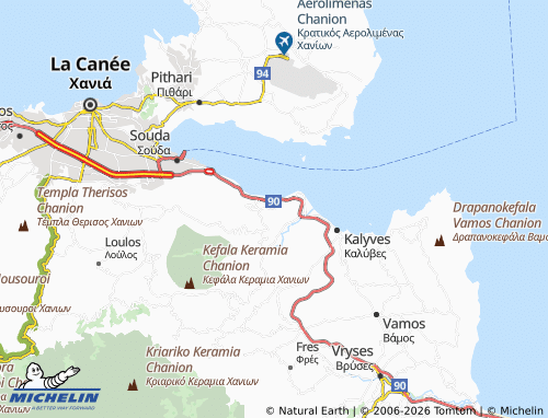 MICHELIN-Landkarte Aptera - ViaMichelin