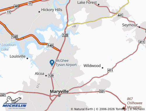 Mapa MICHELIN Rockford - ViaMichelin