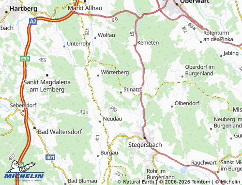 Mapa MICHELIN Stinatz - ViaMichelin