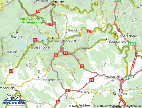 Mapa MICHELIN Heiderscheid - ViaMichelin