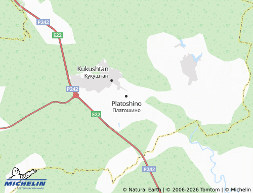 MICHELIN-Landkarte Platoshino - ViaMichelin
