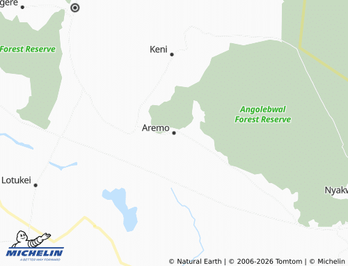 MICHELIN Aremo map - ViaMichelin