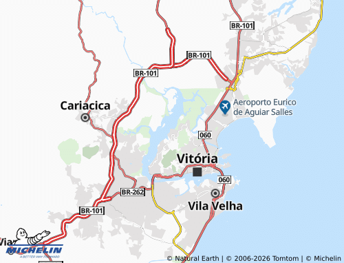 Mapa MICHELIN Ilha das Caieiras - ViaMichelin