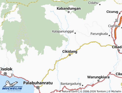 MICHELIN Mekarnangka map - ViaMichelin