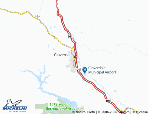 Mappa MICHELIN Cloverdale - ViaMichelin