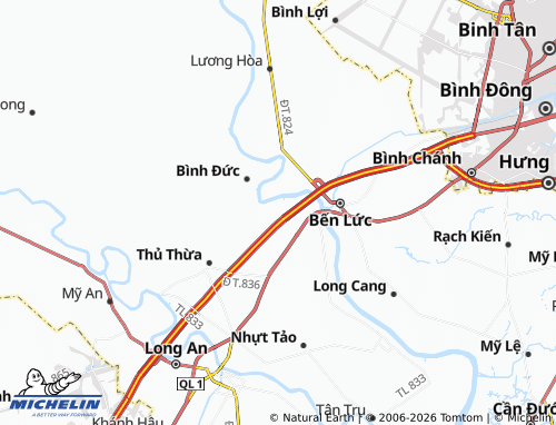 Mapa MICHELIN Thạnh Đức - ViaMichelin