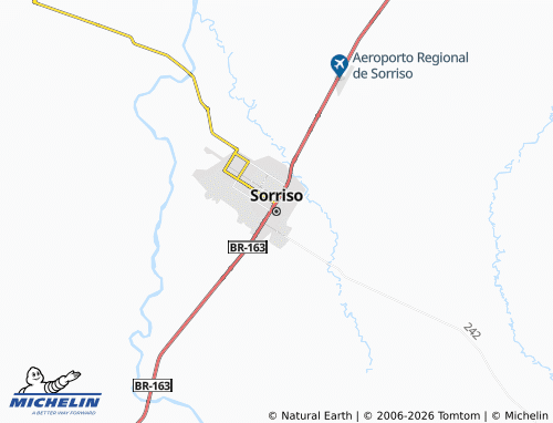 Mapa MICHELIN Sorriso - ViaMichelin