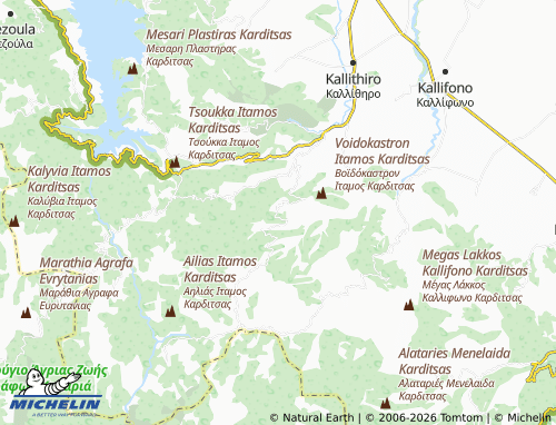 Mapa MICHELIN Amarantos - ViaMichelin