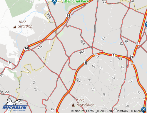 Mapa MICHELIN Noordhang Extension 56 - ViaMichelin