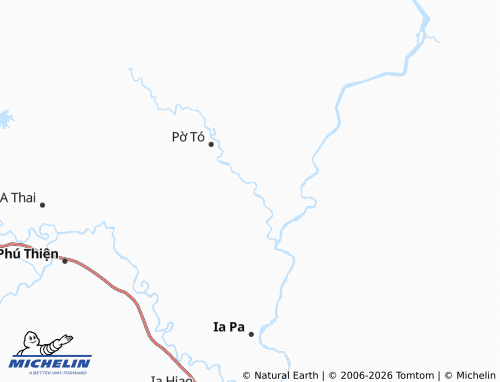 Mapa MICHELIN Chư Răng - ViaMichelin