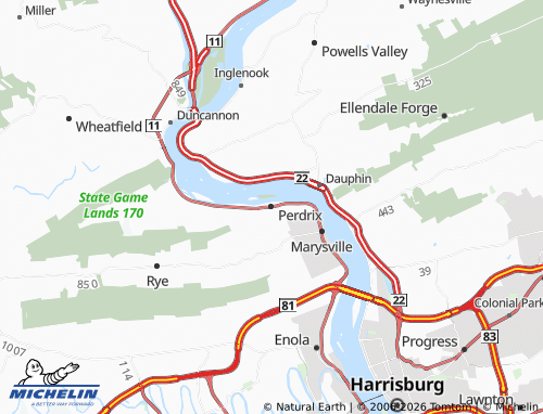 Mappa MICHELIN Perdrix - ViaMichelin