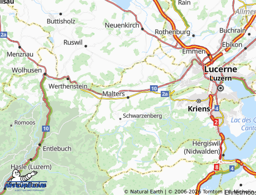 Mappa MICHELIN Malters - ViaMichelin
