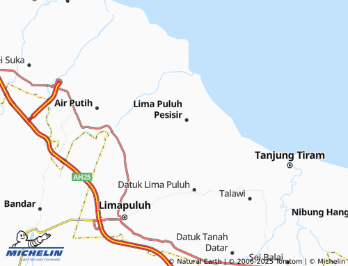 MICHELIN Gunung Bandung map - ViaMichelin