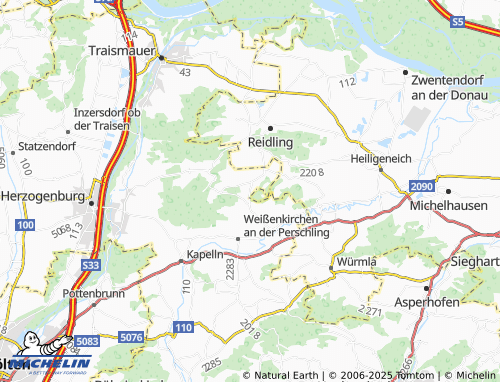 MICHELIN-Landkarte Pottschall - ViaMichelin