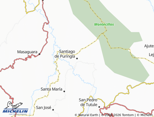 MICHELIN Santiago de Puringla map - ViaMichelin