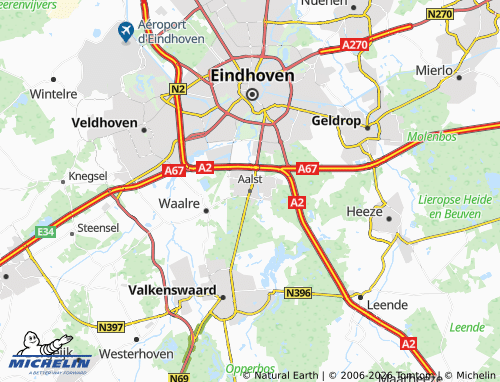 Mapa MICHELIN Aalst - ViaMichelin