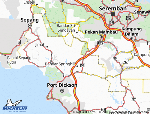 MICHELIN Jemima Estate map - ViaMichelin