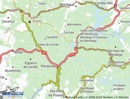 MICHELIN Gondelim map - ViaMichelin