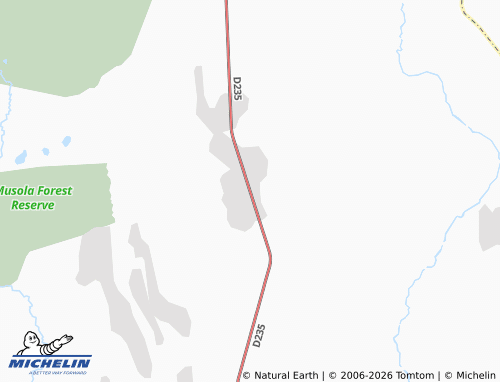 Mapa MICHELIN Ndeka Chisenga - ViaMichelin