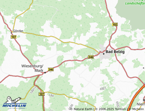 MICHELIN Hagelberg map - ViaMichelin