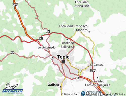 MICHELIN Ampliación Jesús Salas map - ViaMichelin