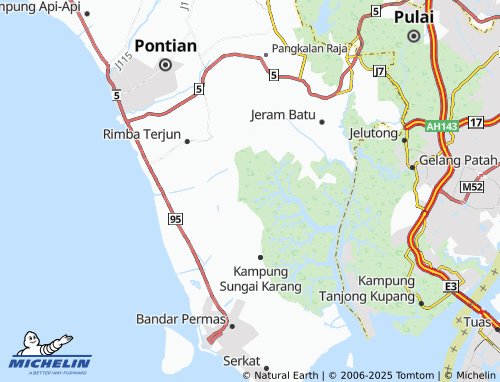 MICHELIN-Landkarte Kampung Belokok - ViaMichelin