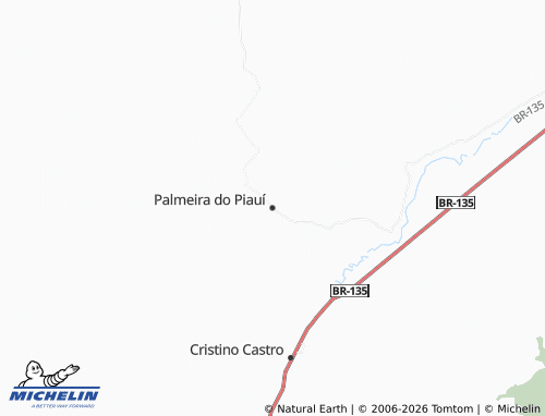 Mapa MICHELIN Palmeira do Piauí - ViaMichelin