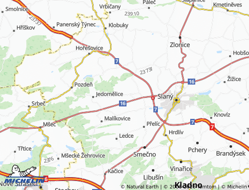 Mapa MICHELIN Libovice - ViaMichelin