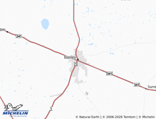 Mappa MICHELIN Baxley - ViaMichelin