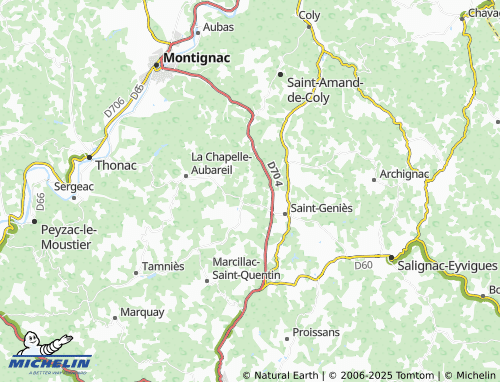 MICHELIN Labrousse map - ViaMichelin