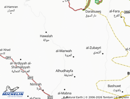 MICHELIN-Landkarte al-Matahanh - ViaMichelin