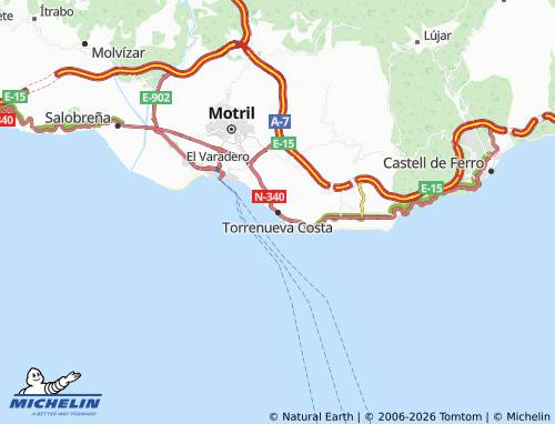 MICHELIN-Landkarte Torrenueva Costa - ViaMichelin