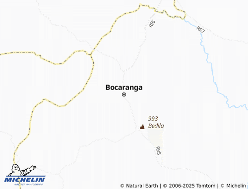 MICHELIN Bocaranga map - ViaMichelin