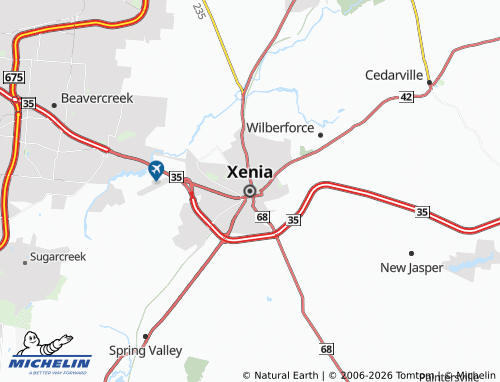 Mapa MICHELIN Xenia - ViaMichelin
