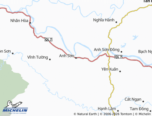 Mapa MICHELIN Anh Sơn - ViaMichelin