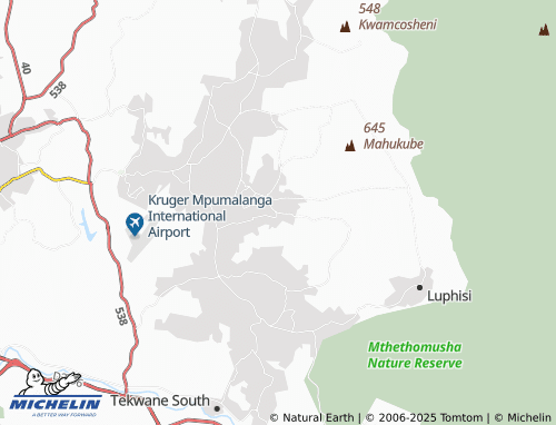MICHELIN Phakane map - ViaMichelin