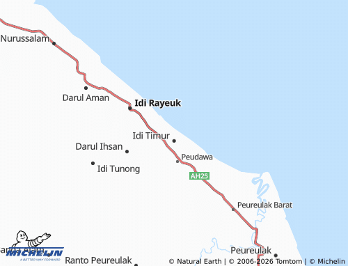 MICHELIN Matang Bungong map - ViaMichelin