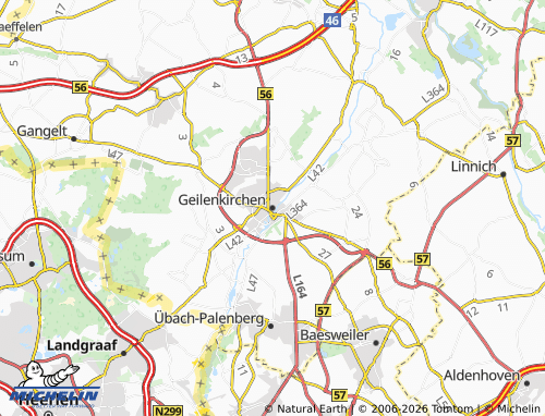 MICHELIN Geilenkirchen map - ViaMichelin